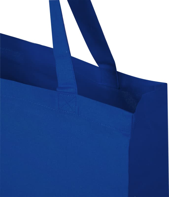 Madras 140 g/m² GRS recycled cotton gusset tote bag 12L 25