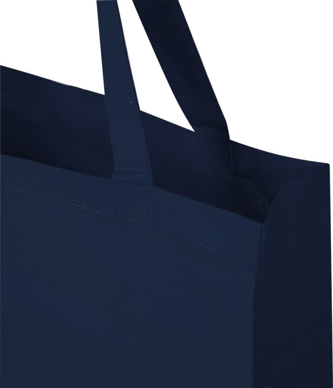 Madras 140 g/m² GRS recycled cotton gusset tote bag 12L 32