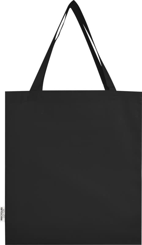 Madras 140 g/m² GRS recycled cotton gusset tote bag 12L 38