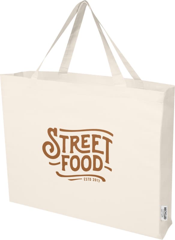 Odessa 220 g/m² GRS recycled cotton tote bag 40L 6