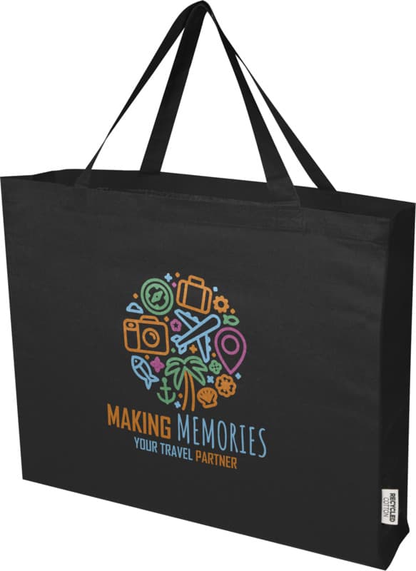Odessa 220 g/m² GRS recycled cotton tote bag 40L 12