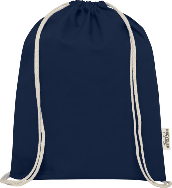 Oregon 140 g/m² GRS recycled cotton drawstring bag 17