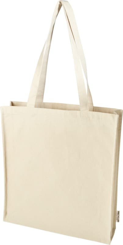 Florida 270 g/m² GRS recycled gusset tote bag 14L 7