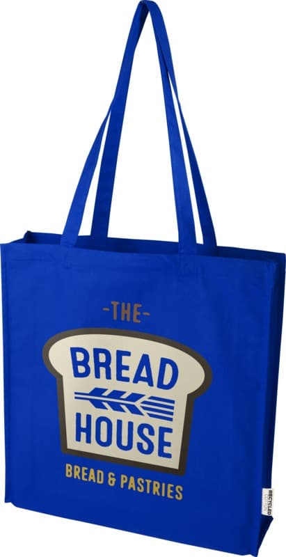 Florida 270 g/m² GRS recycled gusset tote bag 14L 24
