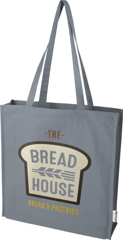 Florida 270 g/m² GRS recycled gusset tote bag 14L 36