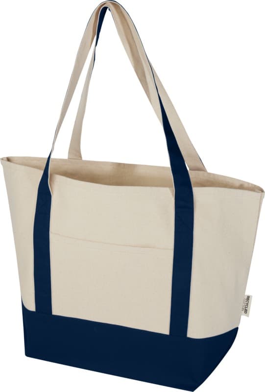 Sam 320 g/m² GRS recycled cotton tote bag 8