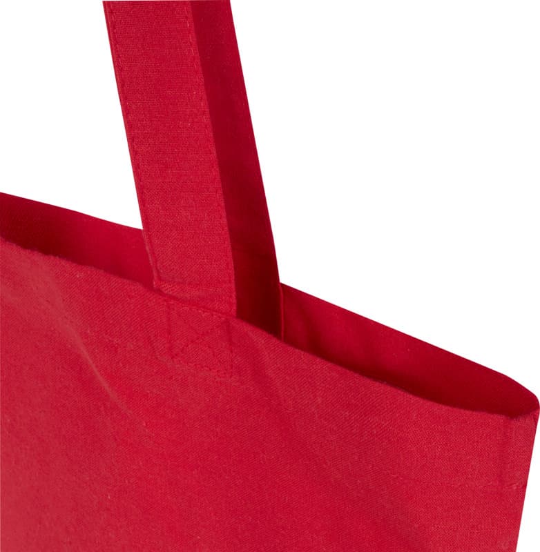 Madras Blend 140 g/m² GRS recycled cotton tote bag 7L 9