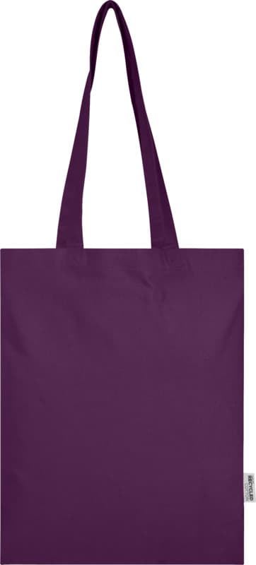 Madras Blend 140 g/m² GRS recycled cotton tote bag 7L 12