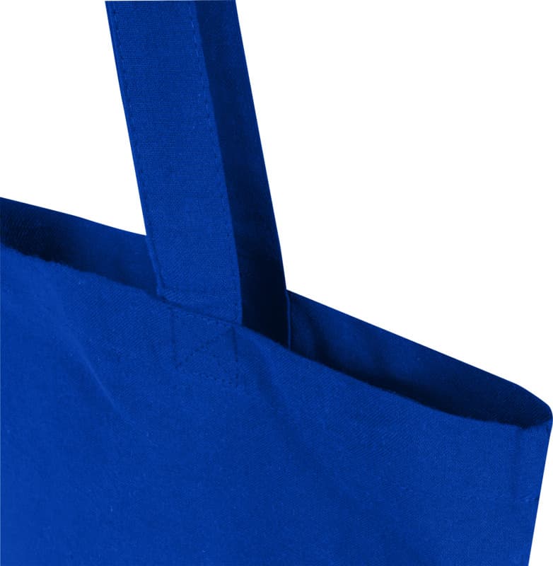 Madras Blend 140 g/m² GRS recycled cotton tote bag 7L 19