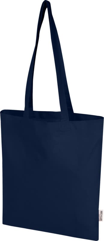 Madras Blend 140 g/m² GRS recycled cotton tote bag 7L 21