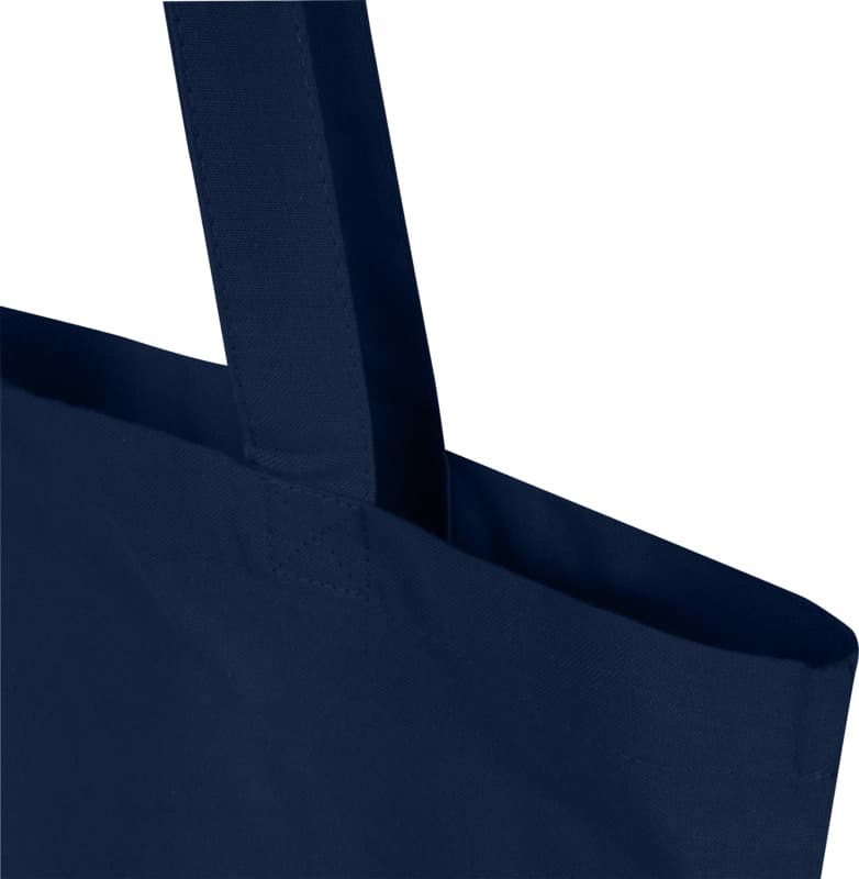 Madras Blend 140 g/m² GRS recycled cotton tote bag 7L 24