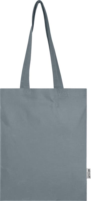 Madras Blend 140 g/m² GRS recycled cotton tote bag 7L 27