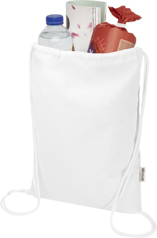 Oregon Blend 140 g/m² GRS recycled drawstring bag 5L 3
