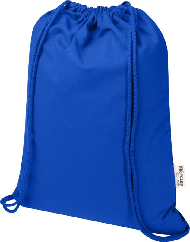 Oregon Blend 140 g/m² GRS recycled drawstring bag 5L 11