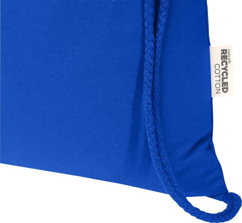 Oregon Blend 140 g/m² GRS recycled drawstring bag 5L 14