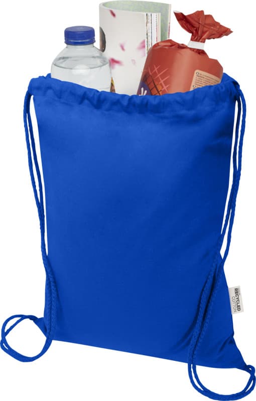 Oregon Blend 140 g/m² GRS recycled drawstring bag 5L 13