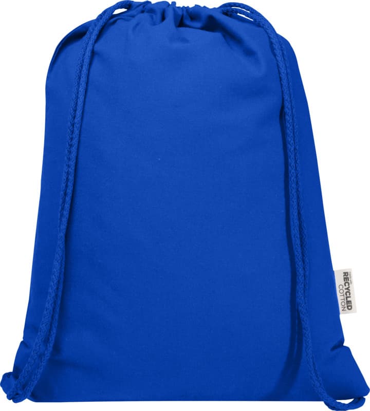 Oregon Blend 140 g/m² GRS recycled drawstring bag 5L 12