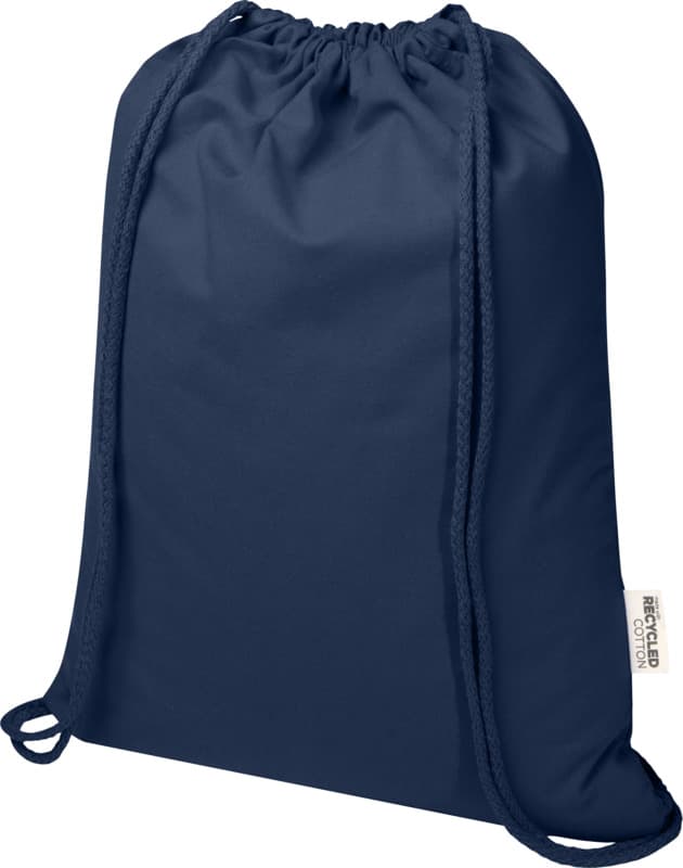 Oregon Blend 140 g/m² GRS recycled drawstring bag 5L 16