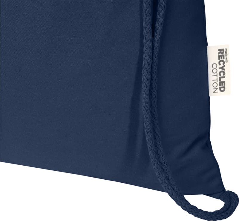Oregon Blend 140 g/m² GRS recycled drawstring bag 5L 19