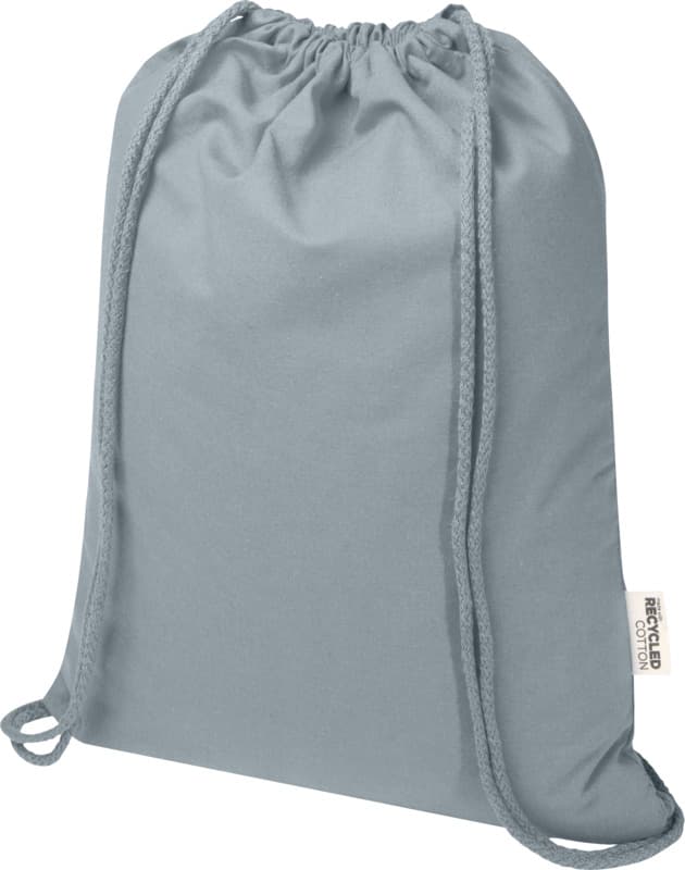 Oregon Blend 140 g/m² GRS recycled drawstring bag 5L 21
