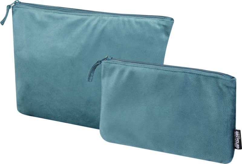 Swift GRS recycled velvet toiletry bag set 6