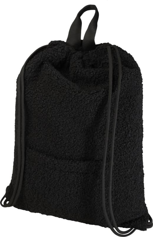 Bear GRS recycled sherpa drawstring backpack 9L 7