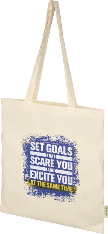 Odisha 140 g/m² OCS organic tote bag 7L  12