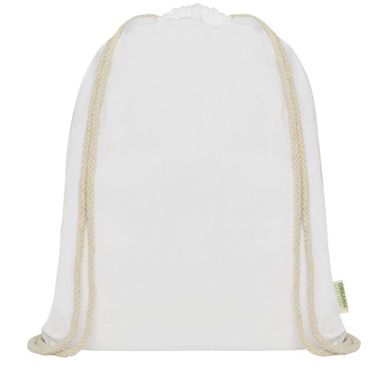 Odisha 140 g/m² OCS organic drawstring bag 5L  2