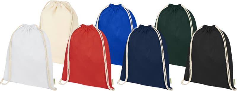 Odisha 140 g/m² OCS organic drawstring bag 5L  23