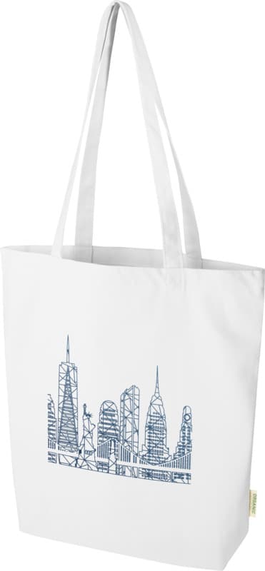 Odisha 180 g/m² OCS organic wide bottom tote bag 11L  6