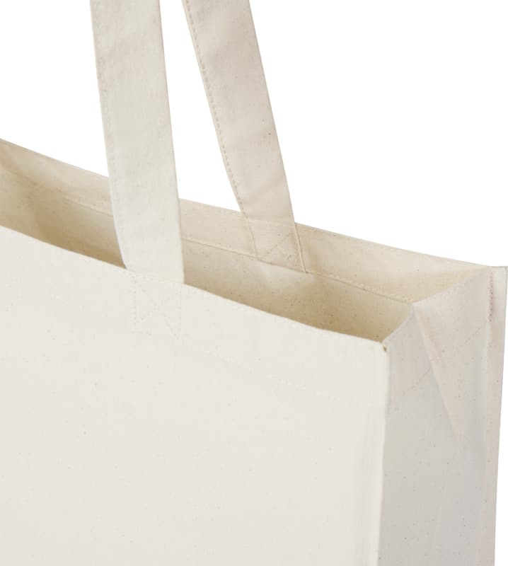 Odisha 180 g/m² OCS organic full gusset tote bag 14L  10