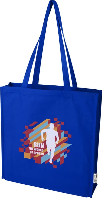 Odisha 180 g/m² OCS organic full gusset tote bag 14L  27