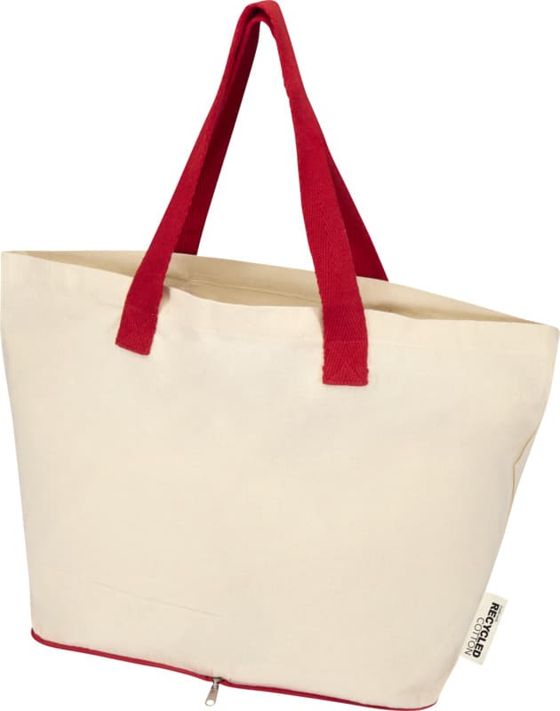 Sierra 140 g/m² GRS recycled foldable cotton tote bag 7L 7