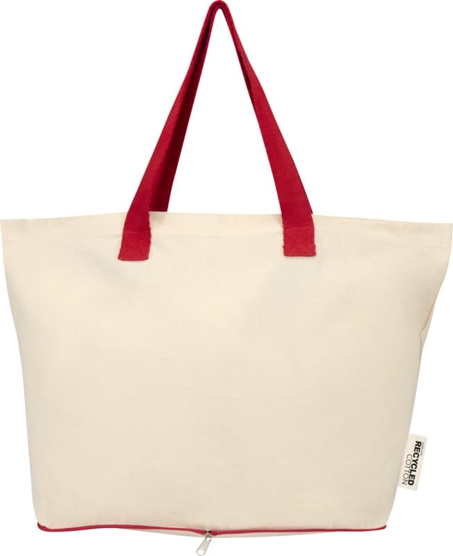 Sierra 140 g/m² GRS recycled foldable cotton tote bag 7L 8