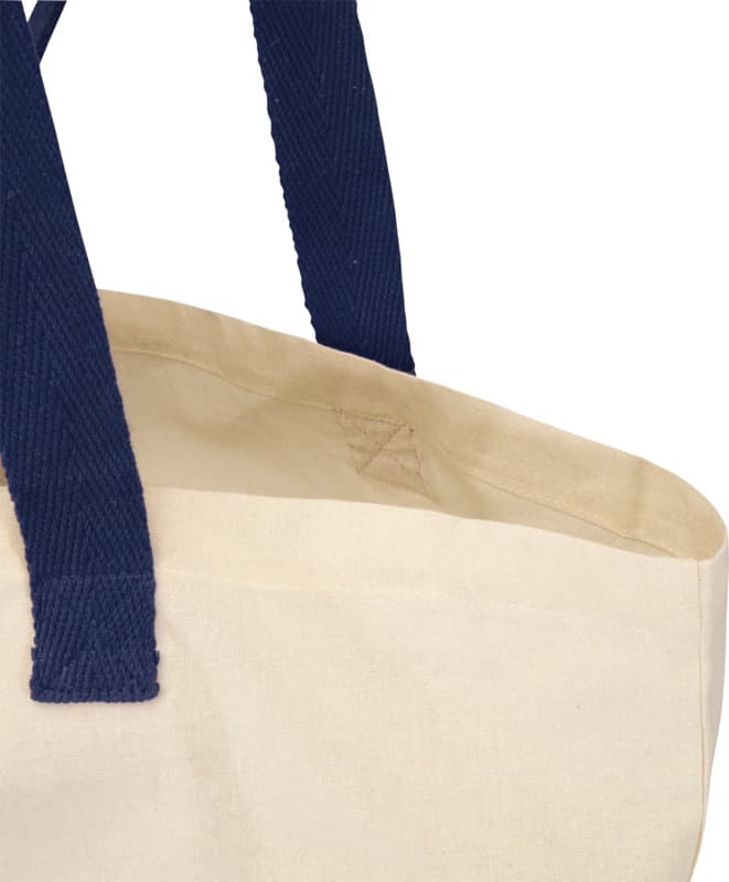 Sierra 140 g/m² GRS recycled foldable cotton tote bag 7L 22