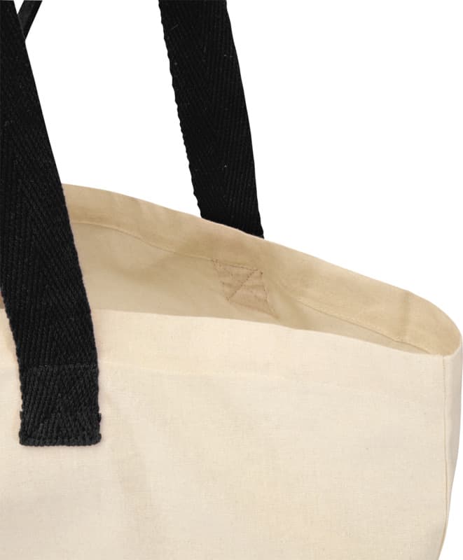 Sierra 140 g/m² GRS recycled foldable cotton tote bag 7L 28