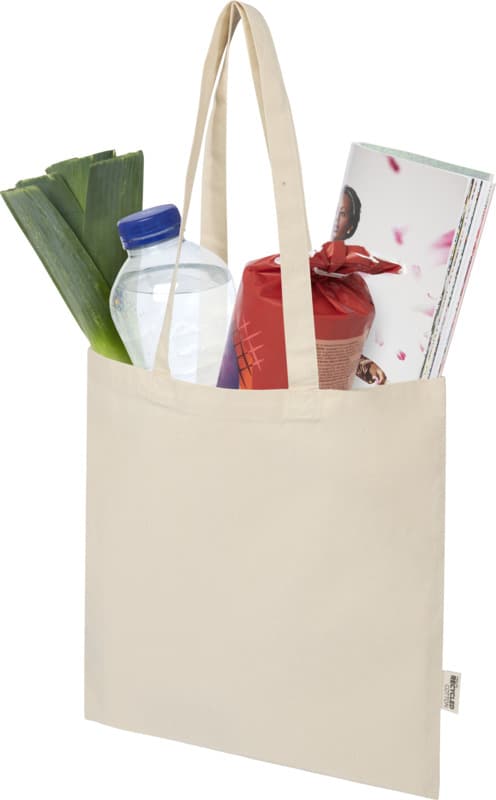 Peru Blend 180 g/m² GRS recycled cotton tote bag 7L 9