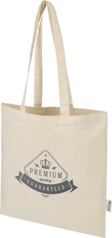 Peru Blend 180 g/m² GRS recycled cotton tote bag 7L 14