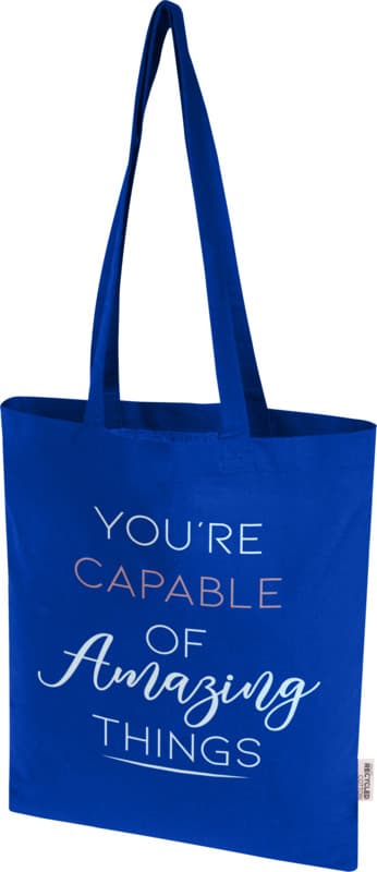 Peru Blend 180 g/m² GRS recycled cotton tote bag 7L 26