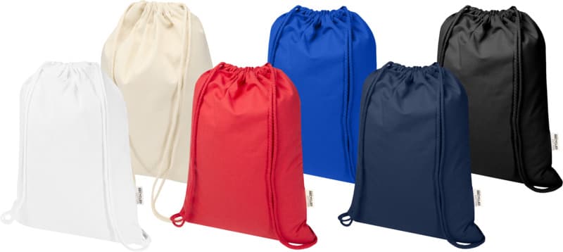 Peru Blend 180 g/m² GRS recycled drawstring bag 5L 18