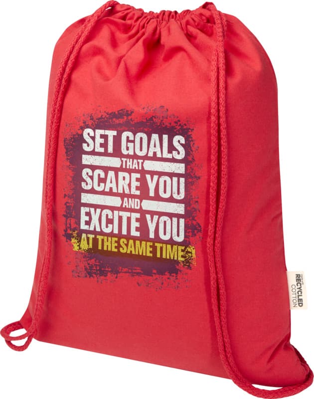 Peru Blend 180 g/m² GRS recycled drawstring bag 5L 20