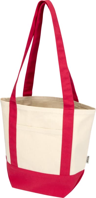 Sam 320 g/m² GRS recycled mini cotton tote bag 1