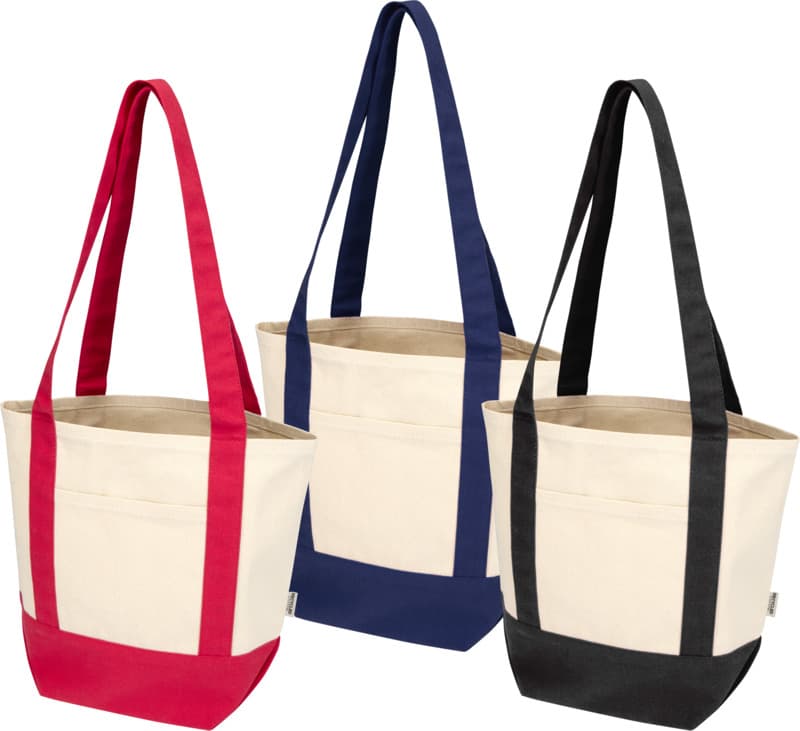 Sam 320 g/m² GRS recycled mini cotton tote bag 17