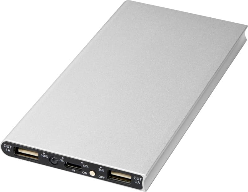 Plate 8000 mAh aluminium power bank 9