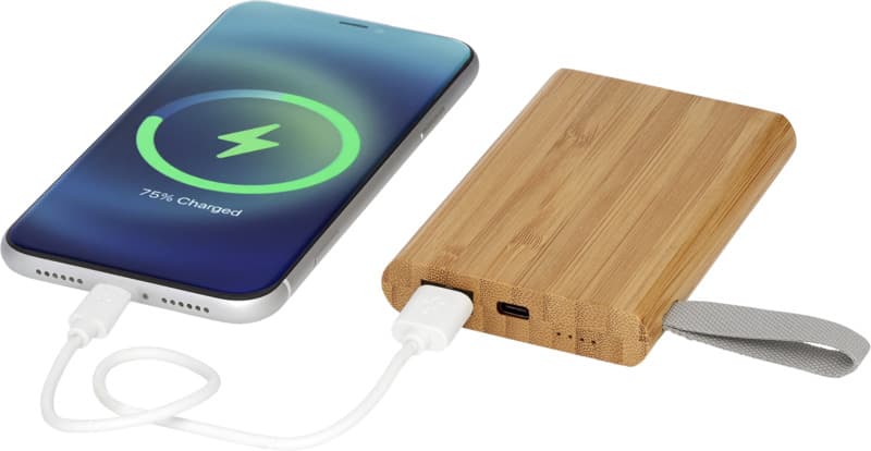 Tulda 5000 mAh bamboo power bank 6