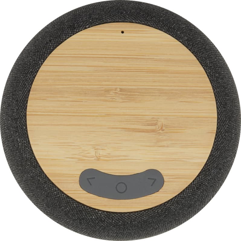 Ecofiber bamboo/RPET Bluetooth® speaker and wireless charging pad 2
