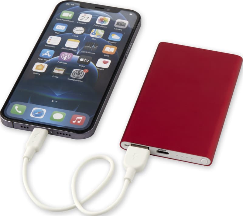 Pep 4000 mAh Type-C recycled aluminium power bank  13
