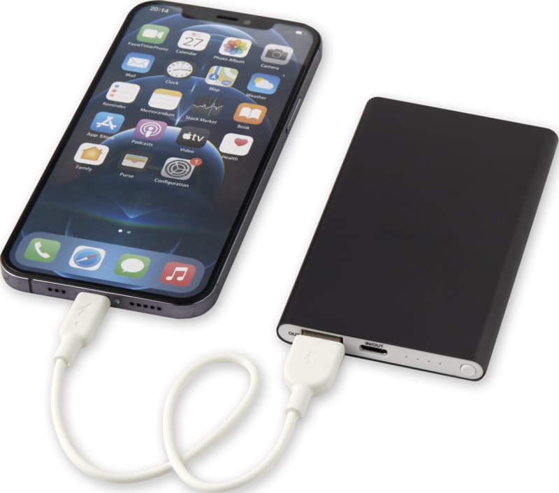 Pep 4000 mAh Type-C recycled aluminium power bank  37