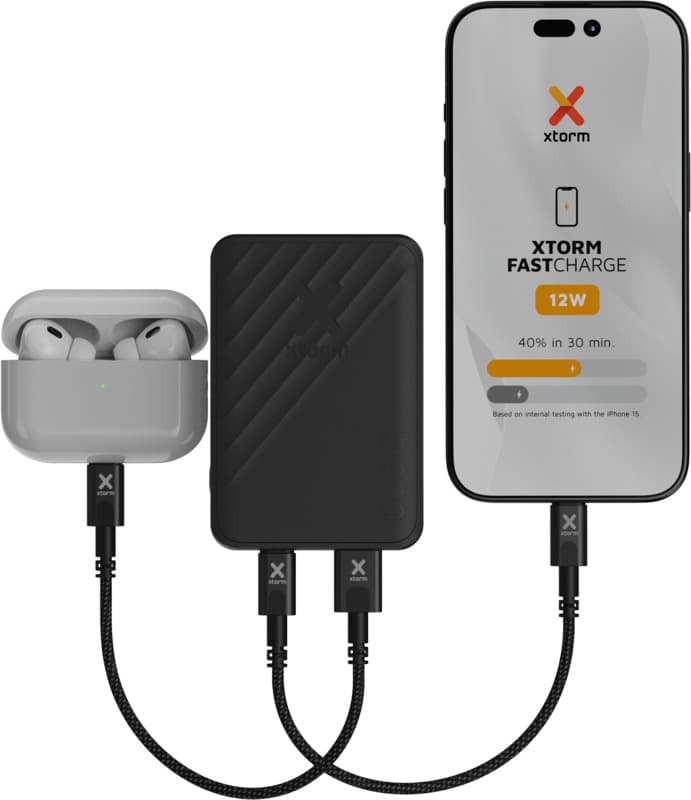 Xtorm XG205 Go2 12W 5.000 mAh fast charge power bank  4
