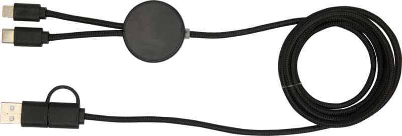 Citala 5-in-1 recycled plastic 150 cm data sync and 27W fast charge cable 3